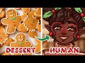 DRAWING DESSERTS AS PEOPLE || Holiday Edition! 🎄