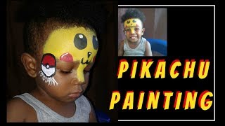 Pikachu Face Painting