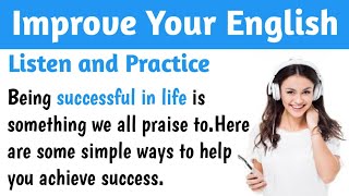 success in life | listen and practice | improve your english | speak english with lala