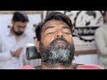 How to shave straight razor transformation tutorial zaibi barber shop