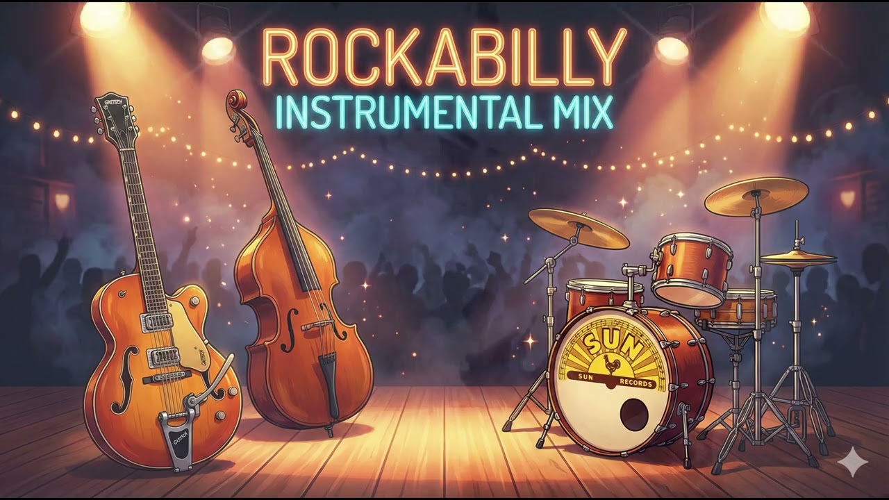 Ultimate Rockabilly Instrumental Mix 🎸 High Energy 50s Rock 'n' Roll