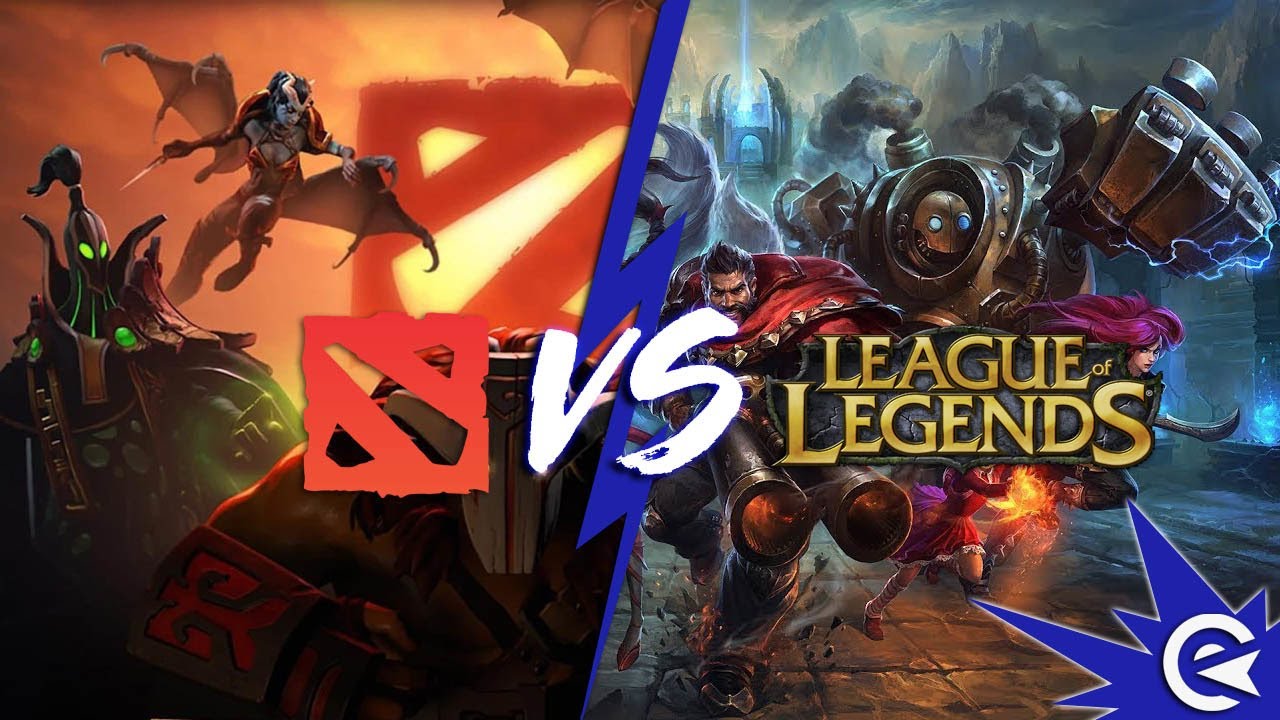 Dota 2 vs LoL dota2 gaming leagueoflegends YouTube