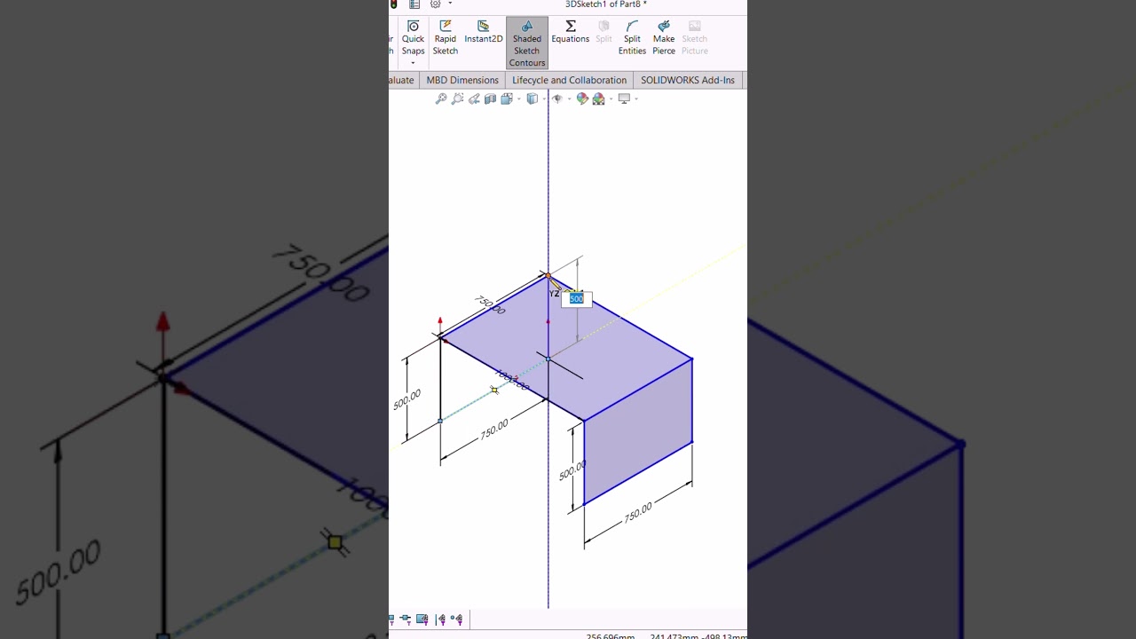 Making a Table in SOLIDWORKS 