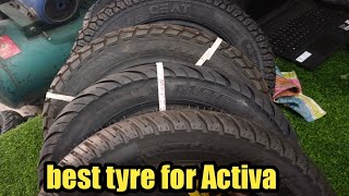 Top 4 Best Tyre for Activa in India | ACTIVA TYRE | HONDA ACTIVA TYRE | एक्टिवा के लिए टायर #tyre screenshot 4