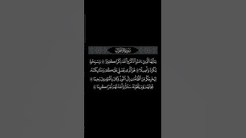 تلاوة ندية .. آيات مؤثرة من سورة الأحزاب .. عبدالله الموسى