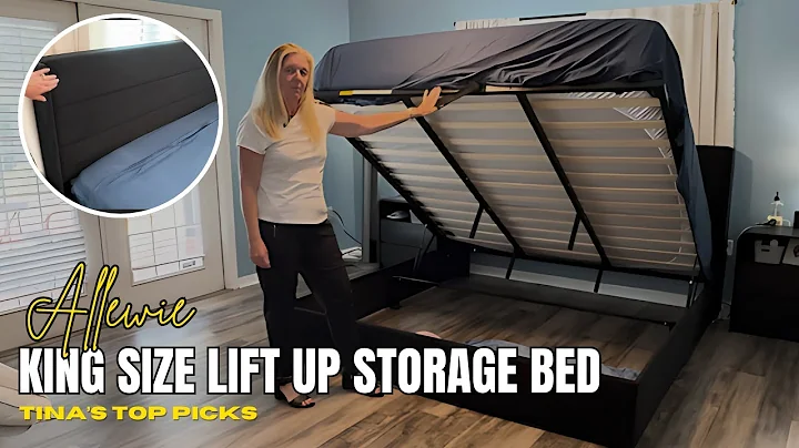 Maximize Space with the Allewie King Size Lift Up Storage Bed