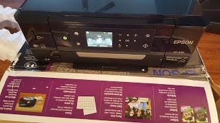 Unboxing Epson XP-630 Wireless Color Photo Printer with Scanner & Copier C11CE79201