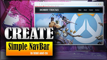 [Easiest Way] NAVBAR creation in Html and CSS for beginners in Malayalam | Web tutorial Part 1