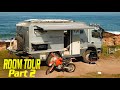 VAN LIFE TOUR Bimobil ATEGO 4x4 Expedition Vehicle // Motorcycle Carrier Build ► | RV Part 2