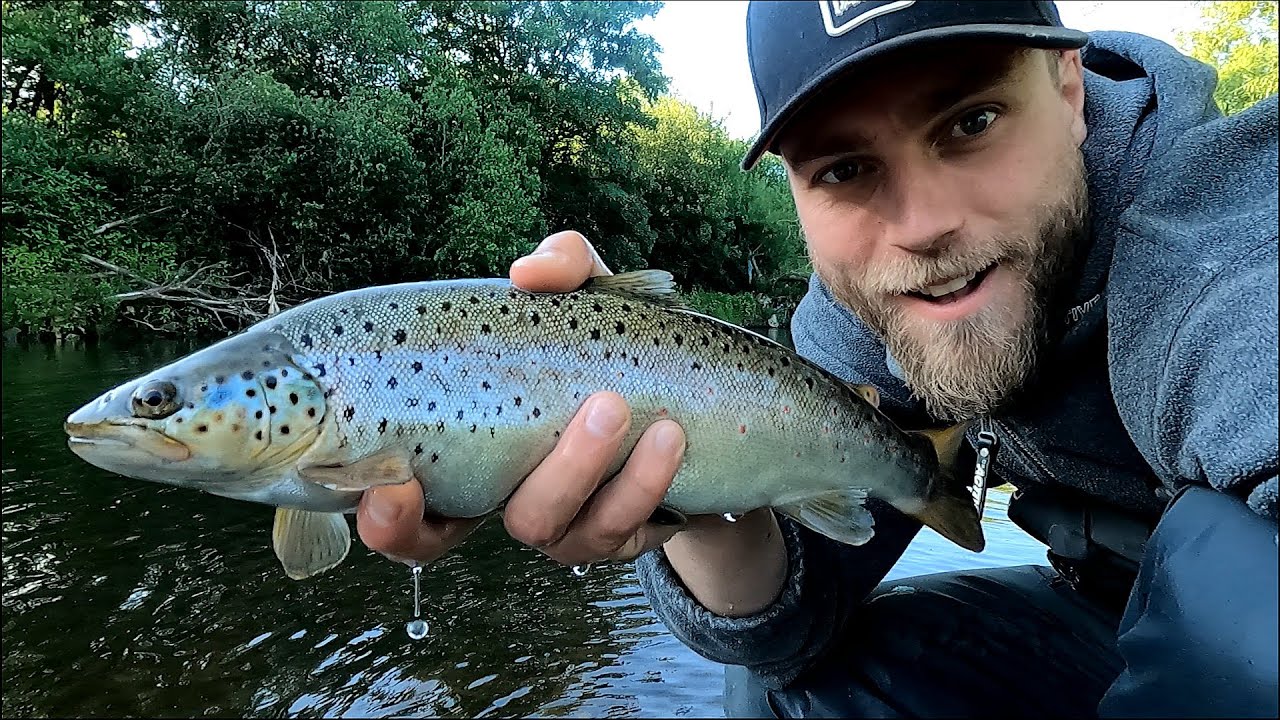 3 Streaches In 1 Day River Trout Fishing YouTube