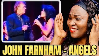 A TRUE AUSSIE LEGEND!! First time hearing John Farnham - Angles (Live 2000) Reaction