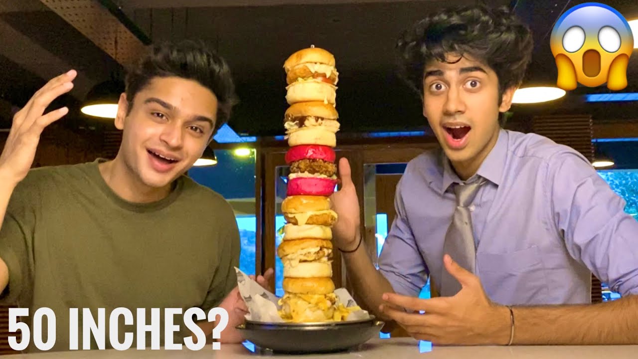THE TALLEST BURGER OF PAKISTAN!! YouTube
