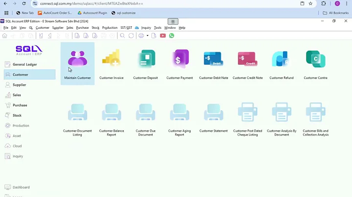 SQL ACCOUNTING (SIMPLE) DEMO