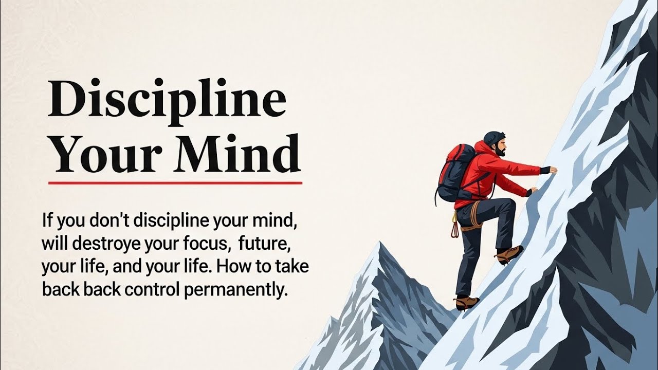 Discipline Your Mind | 10 Powerful Habits to Control Your Life 🔥 | English Listening Practice 💯