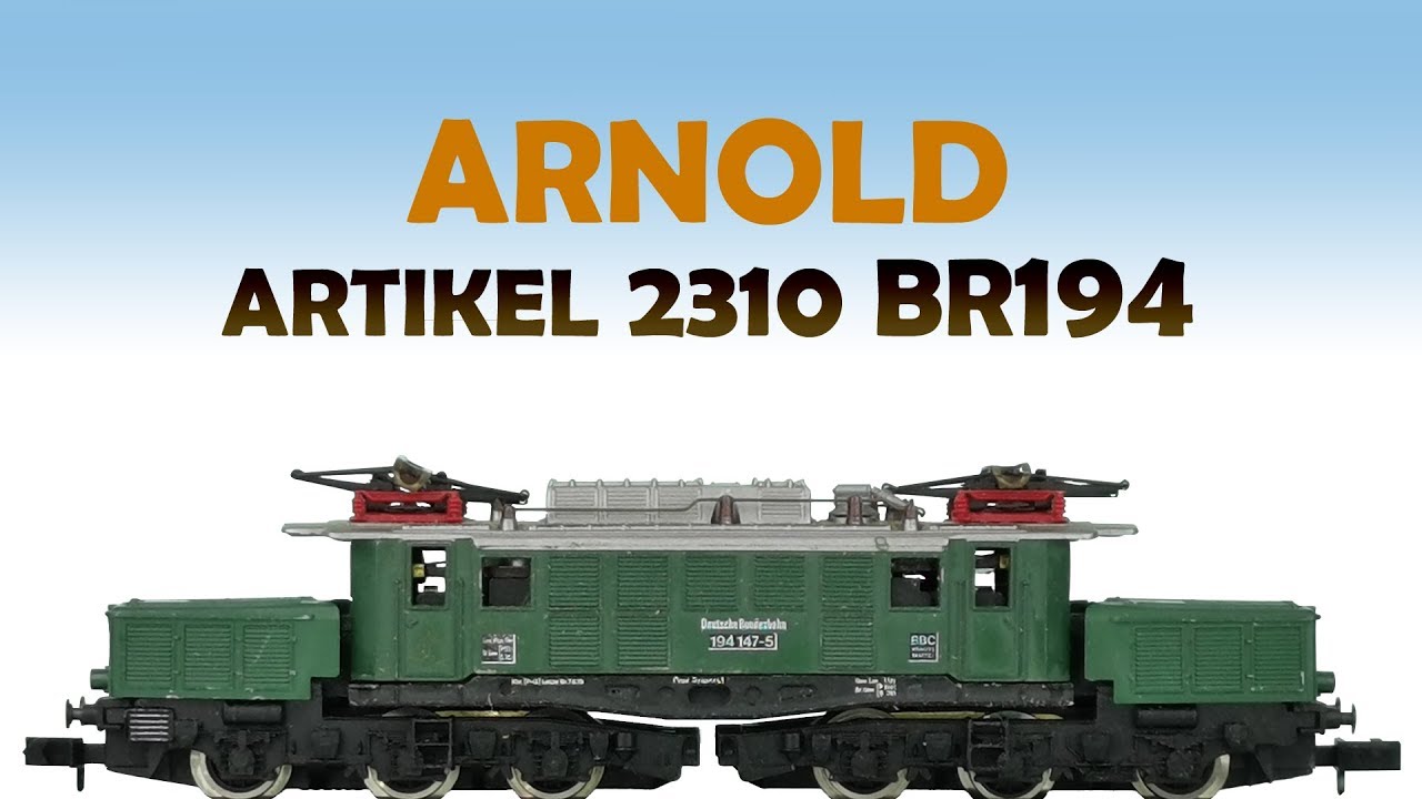 Digitalisieren Lok BR194 / E94 Deutsches Krokodil von Arnold | 🚂 Spur N Digital Umbau & Reinigung