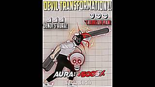Denji Turned Into Chainsaw Man 💀😳