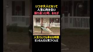 いつか大人になって気づく、本当の幸せの瞬間🥹✨ #犬 #癒し #ゴールデンレトリバー #shorts #感動 #泣ける話 #dog