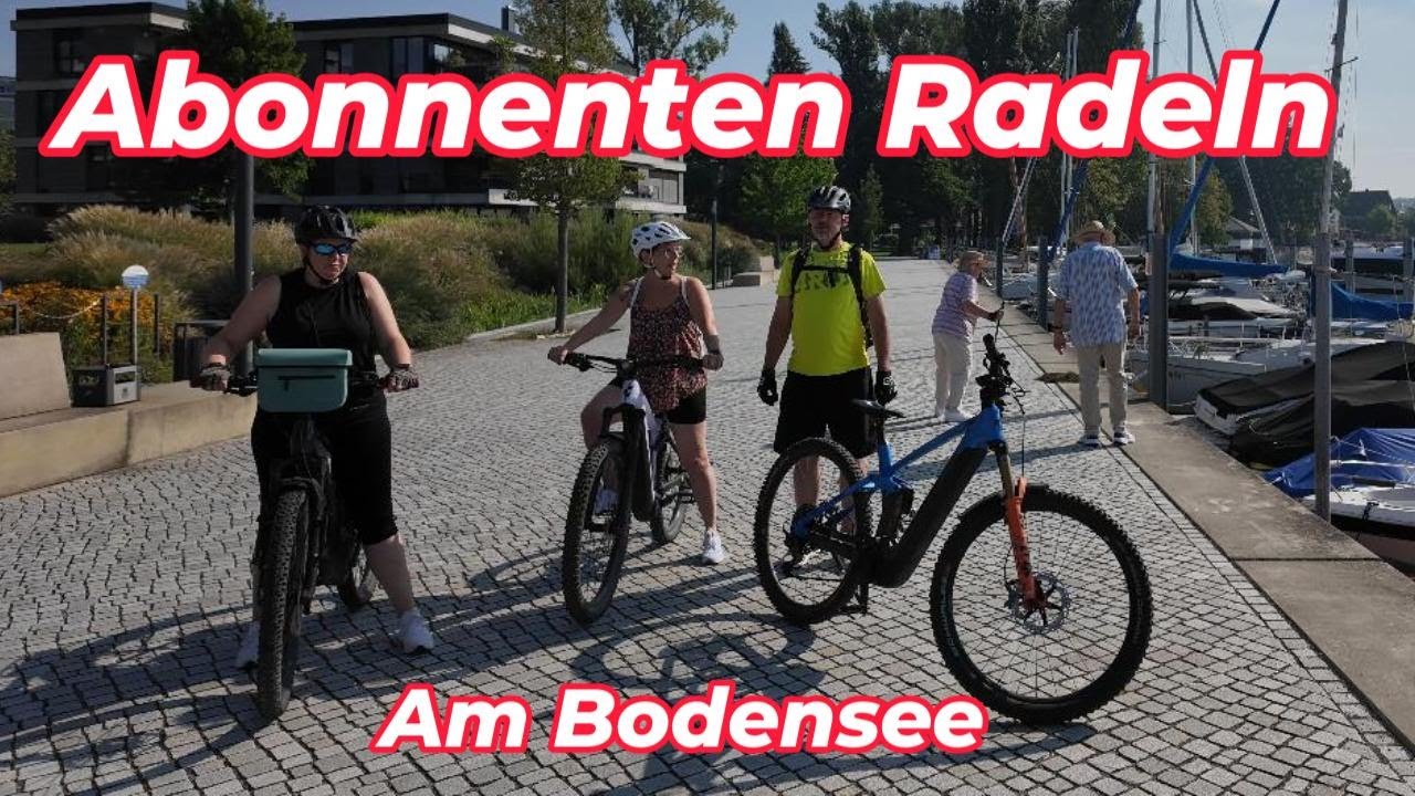 Radeln am Bodensee mit Abonnenten: Wenn der Plan schiefgeht... und es trotzdem Spaß macht! 😂