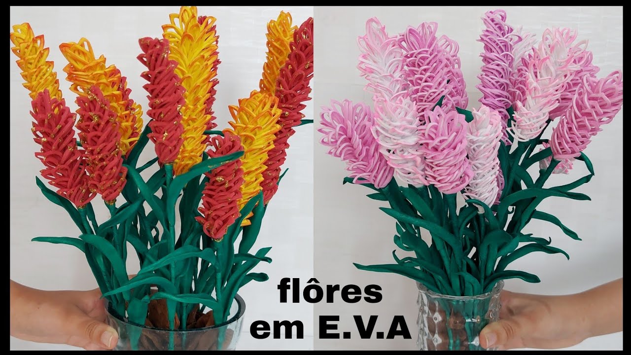 CACHOS DE FLÔRES, EM E.V.A, SEM FRISADOR (Complemento para arranjos)