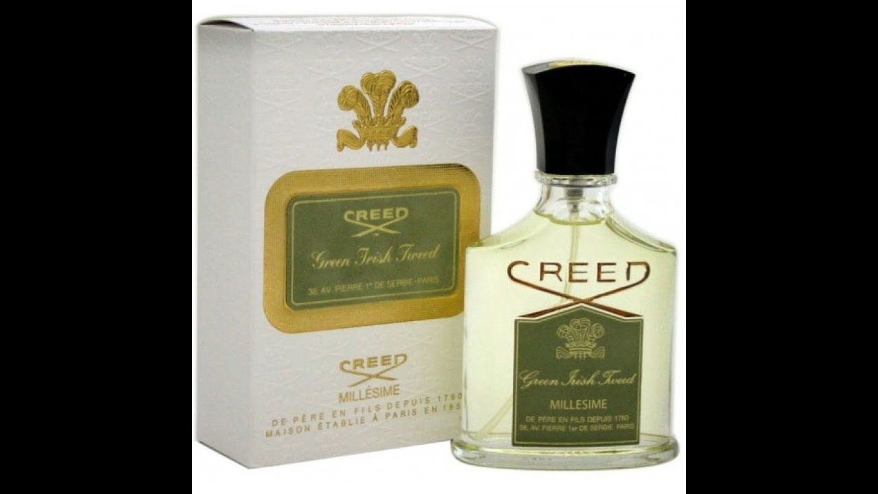 creed perfume green bottle