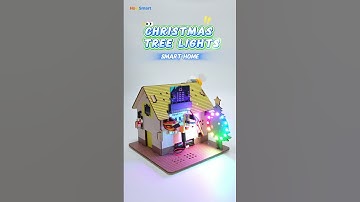 A Magical Christmas Tree Made with Microbit 🌲 #microbit #coding #shorts #toys #holasmart #stem