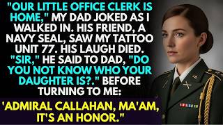 My Father Introduced Me as “His Little Clerk” — Then His SEAL Friend Realized I Led UNIT 77.