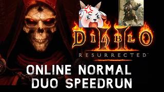 [D2R] Online Hardcore Duo Normal Speedrun | Sub50 Grind