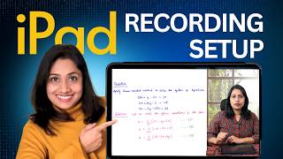 Record Professional iPad videos with face on Screen✨ Full setup