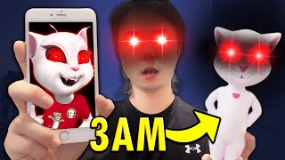 *SCARY* DO NOT CALL TALKING ANGELA AT 3 AM! (I LOST MY VOICE) screenshot 2