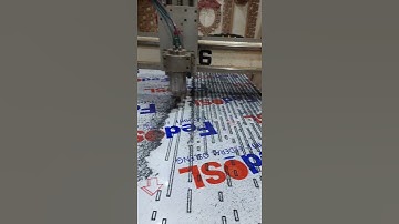 #working on cladding sheet #cnc wood router