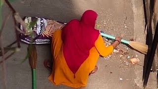 Inside Cleaning Of Indrapuram Society By Geeta