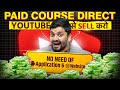 How to sell paid courses on youtube   make money online money 