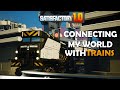 I CONNECTED my world with TRAINS in Satisfactory 1.0