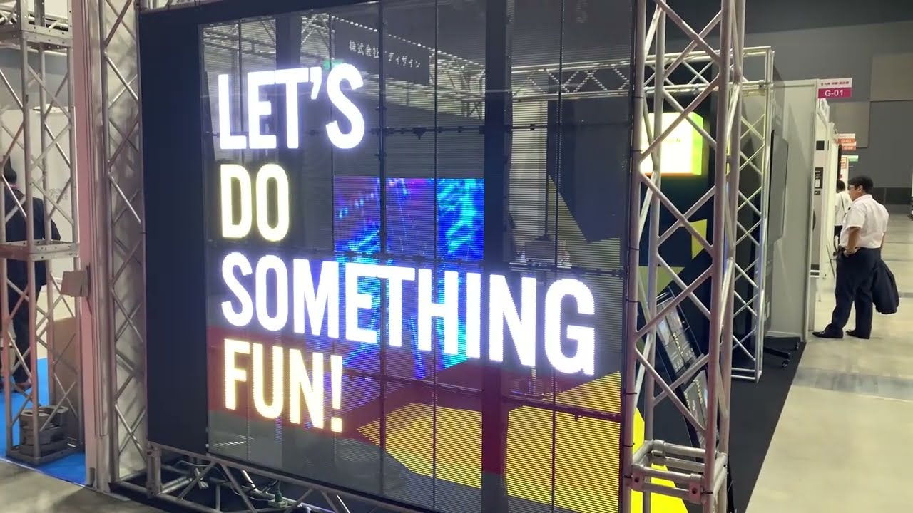 2025年型 高輝度透明シースルーLEDビジョン