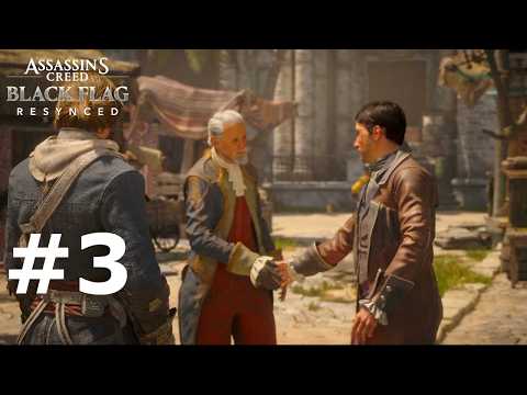 Assassin's Creed Black Flag Resynced #3 We help the Governor and got some money!