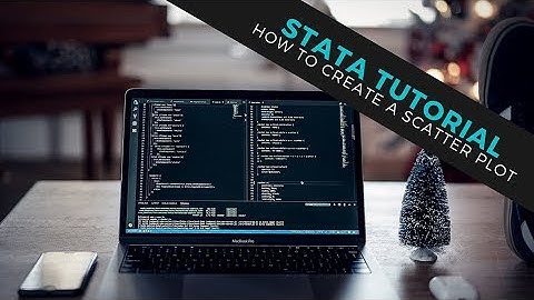 How to create a simple scatter plot in Stata