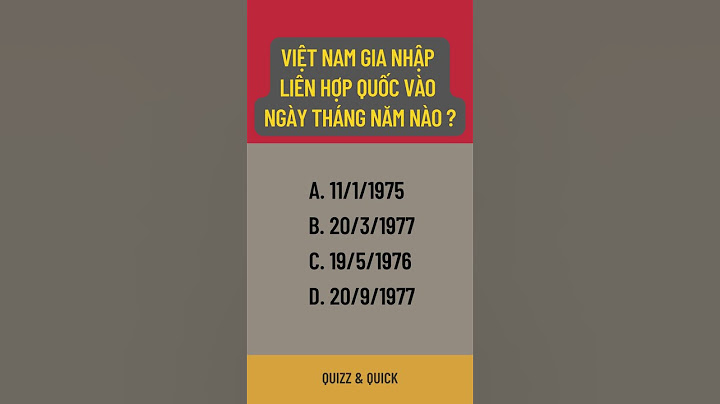 Việt nam tham gia who vào năm nào