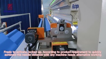 Richpeace Computerized Single Color Double Row Quilting and Embroidery Machine