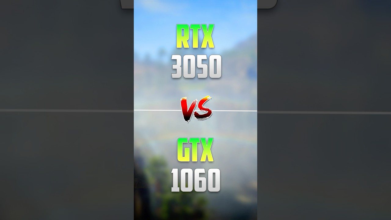 GTX 1060 vs RTX 3050