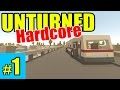Unturned - Crazy HARD MODE Survival! - Episode 1 (Overgrown 3+ Map)