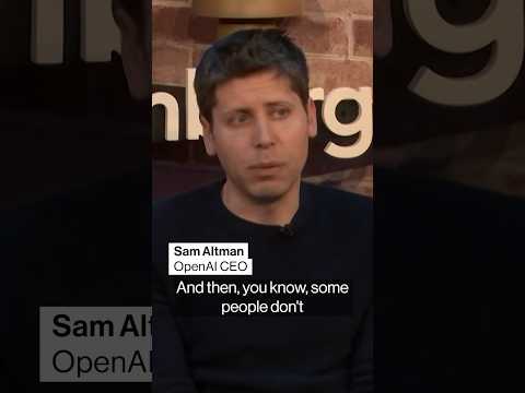 Openai's sam altman - some people want to partner with us, some don't