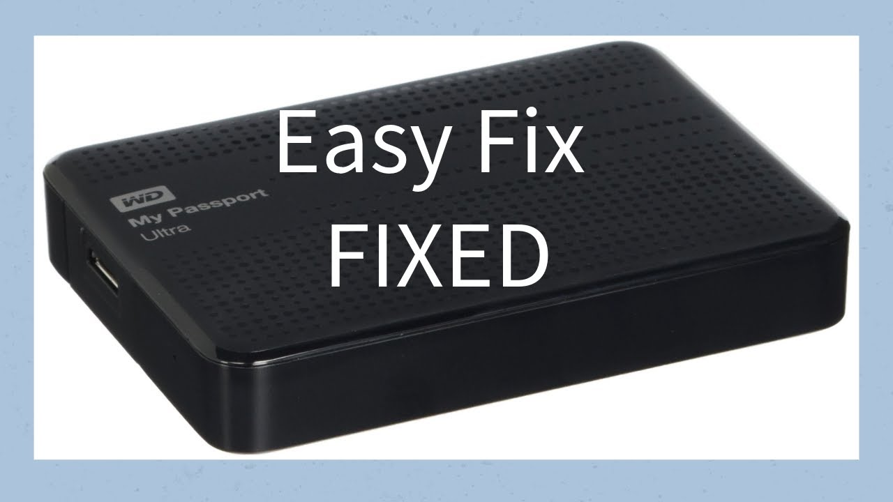 WD External Drive Powe On Light Blink But Not Detected By Window Wd External Drive Powe On Light Blink But Not Detected By Window