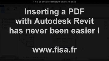 Insert PDF into Revit (FisaPDFRevit)