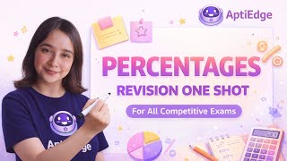 Percentages Complete Revision by Garima Lohan | One Shot | Tricks + PYQs | AptiEdge
