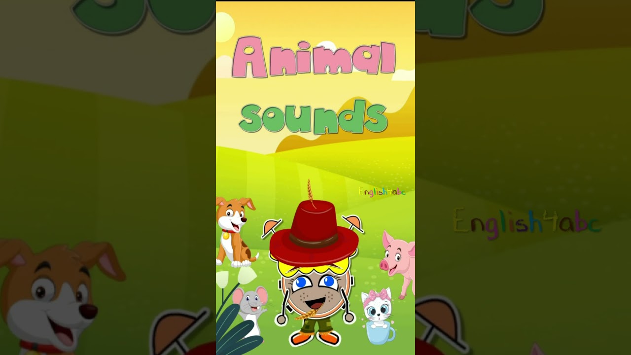 Animal Sounds / pig, cow, cat, dog, duck, mouse, bee, frog / Phonics Mix! 