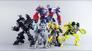 Transformers Stop Motion Animation：Autobots Arrive By Mangmotion变形金刚定格动画 真人电影1汽车人登场
