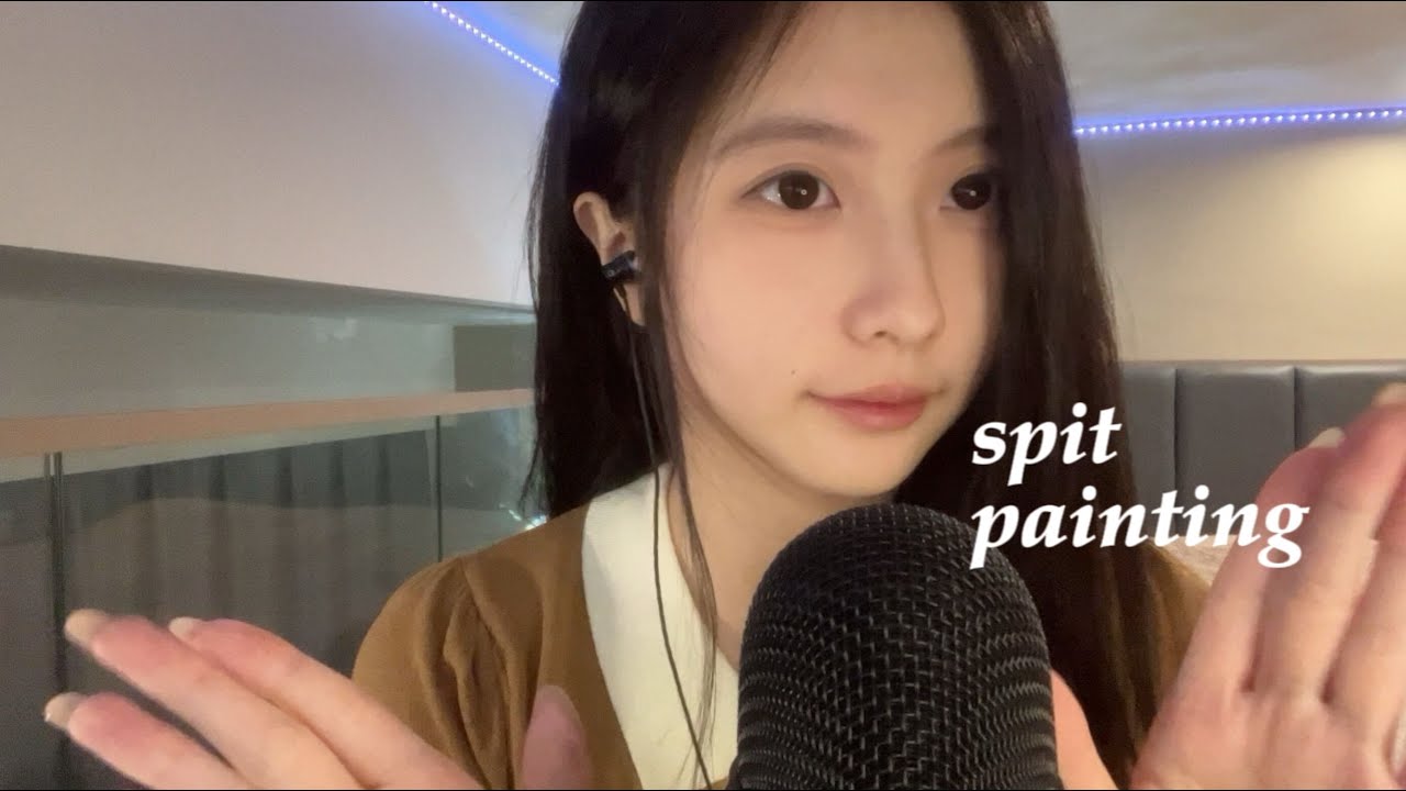 ASMR | Spit Painting 🎨