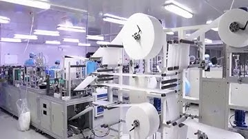 N95 folding face masks making production equipment fully automatic mask processing machinery