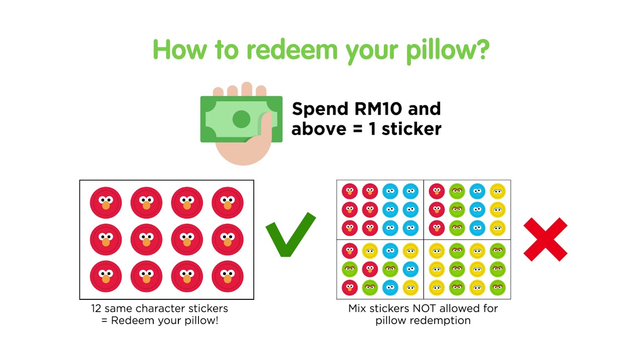 Collect all 4 pillows to stand a chance to WIN a TRIP for 4 to JAPAN