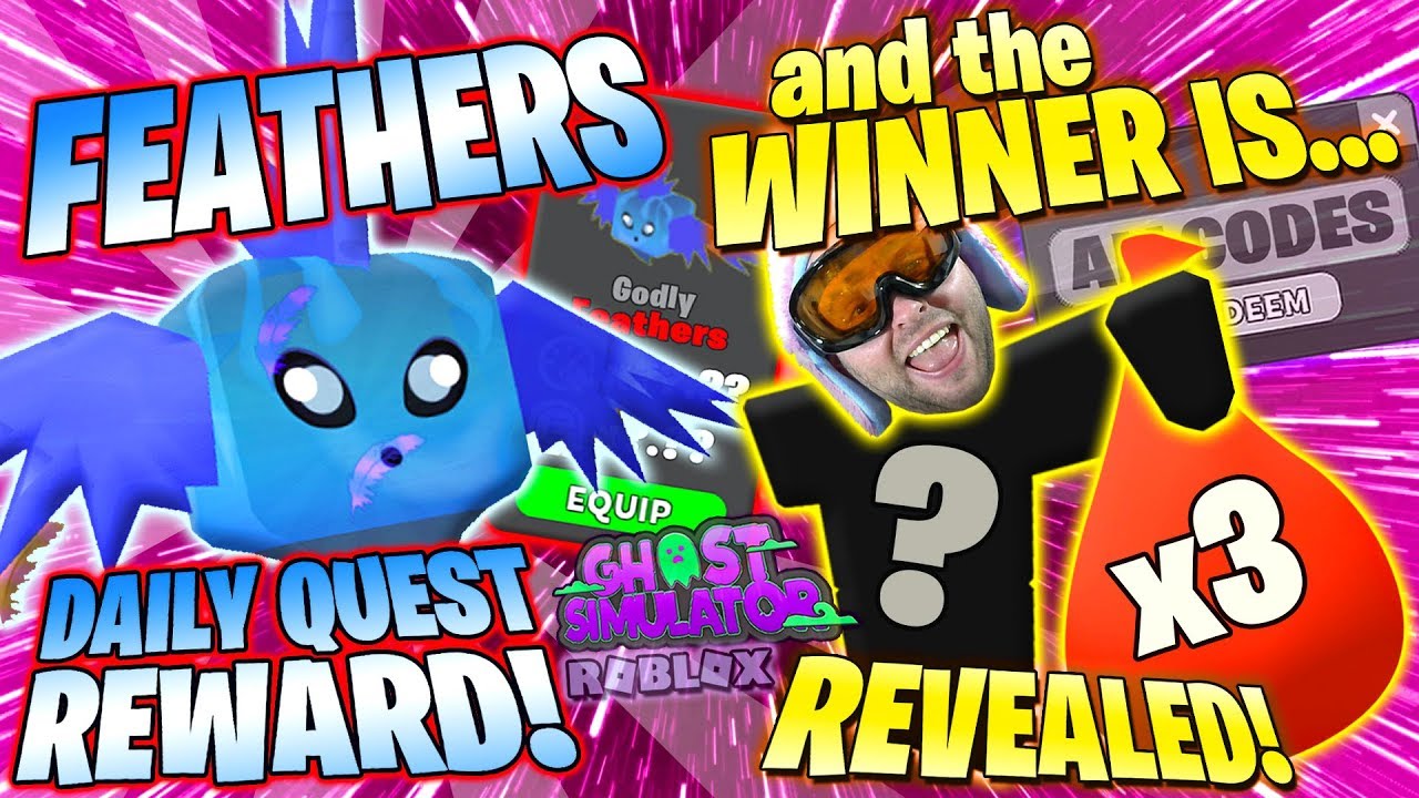 Steam Community Video Feathers Daily Quest Pet Winner Of Dino Loot Bags All Codes Ghost Simulator Update 10 Roblox - roblox ghost simulator all godly pets